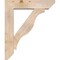 Ekena Millwork Funston Slat Smooth Bracket w/ Offset Brace, Douglas Fir, 7 1/2"W x 32"D x 38"H BKT0806X32X38FST06SDF - alternate 3